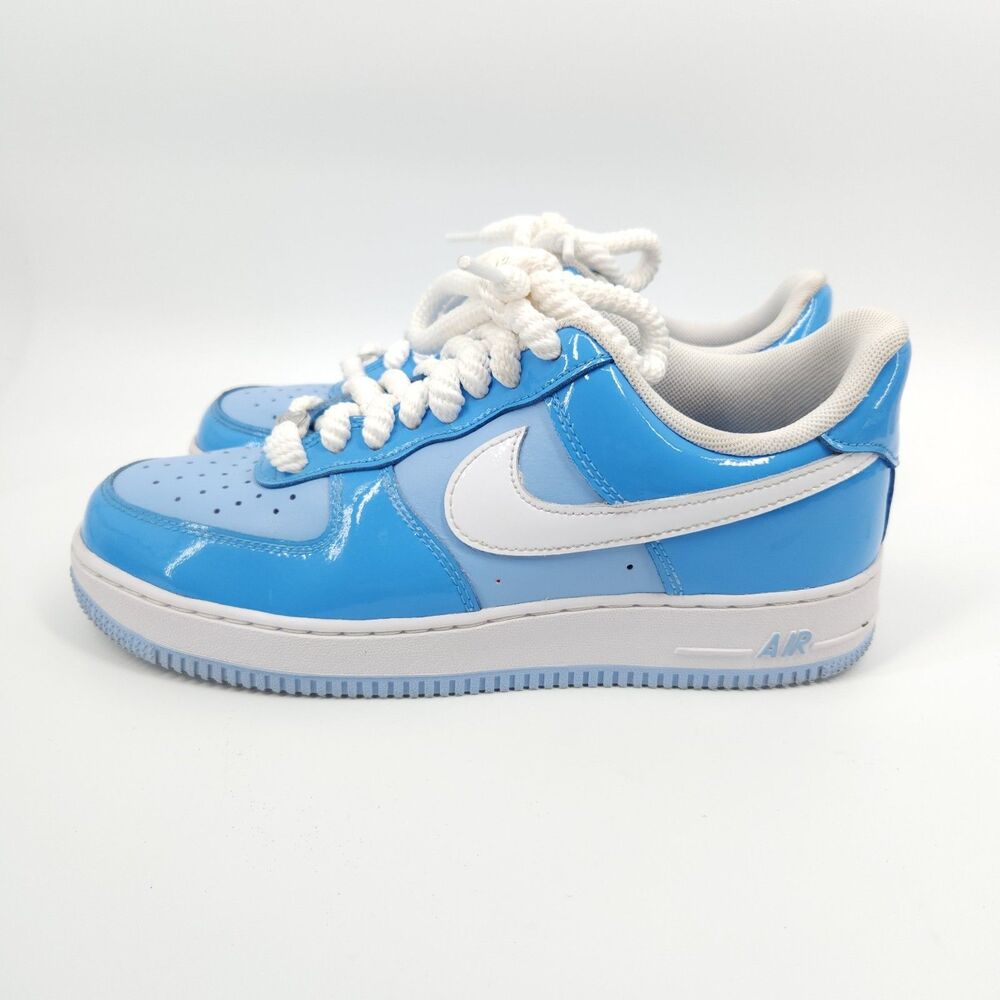 Nike Air Force 1 Low ‘07 LV8 Shoes Men Size 8 Psychic Blue HV9405-400 - Picture 3 of 9